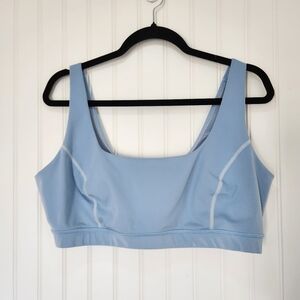 J. CREW ACTIVE Light Blue Workout Sports Bra XL